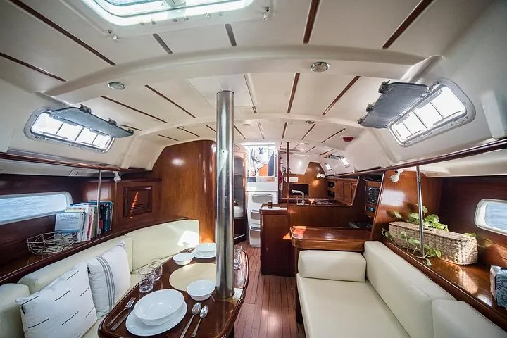 A private sailboat on a Charleston harbor cruise, a private yacht charter from Charleston, South Carolina